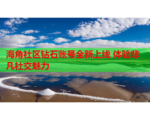 海角社区钻石账号全新上线 体验非凡社交魅力  第1张